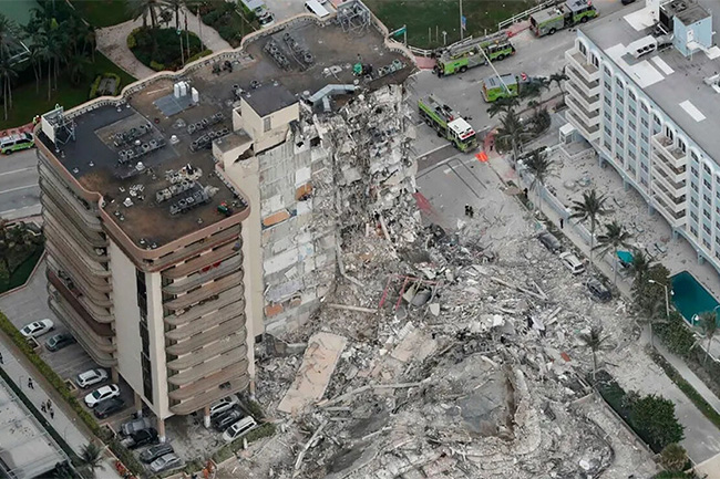 Miami building collapse: Three dead, nearly 100 left unaccounted for