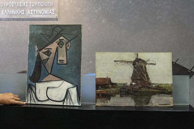 Greece recovers Picasso, Mondrian paintings stolen in 2012