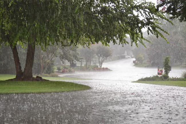Heavy rainfall above 100 mm expected in parts of the island