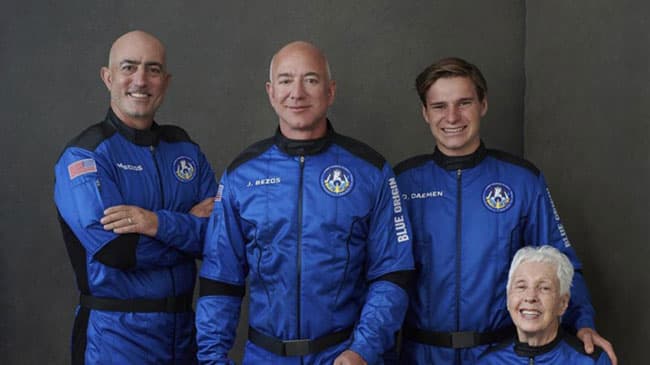 Jeff Bezos set for inaugural space voyage on New Shepard