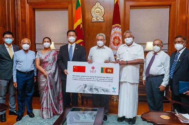 China donates 1.6 million more Sinopharm vaccines to Sri Lanka