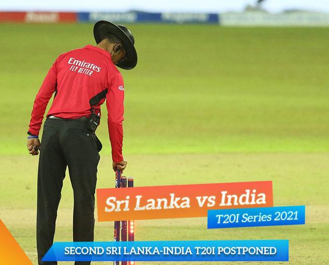 2nd T20I postponed after Indian player tests Covid positive