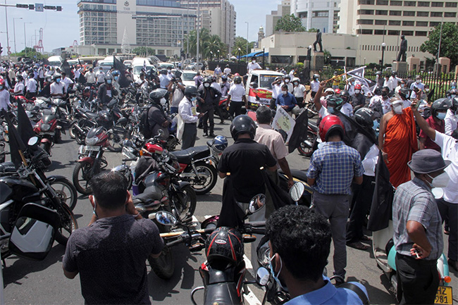 Arrested protesters test Covid-19 negative in rapid antigen tests