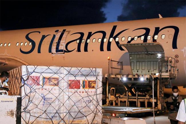Four million more Sinopharm vaccine doses arrive in Sri Lanka