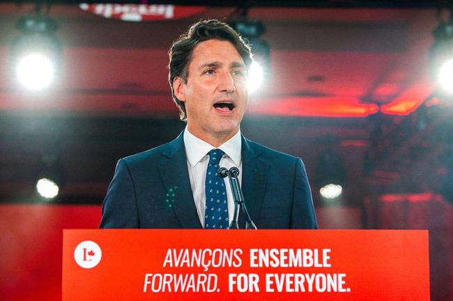 Canada PM Trudeau wins historic third term but falls short of majority