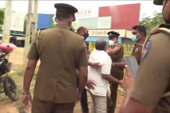 TNPF MP Selvarasa Gajendran released on police bail