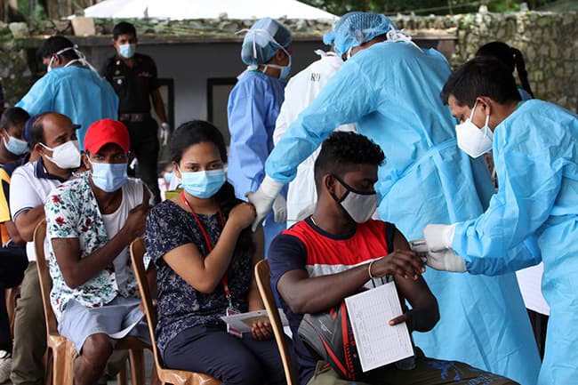 COVID vaccination centres run by Health Ministry today