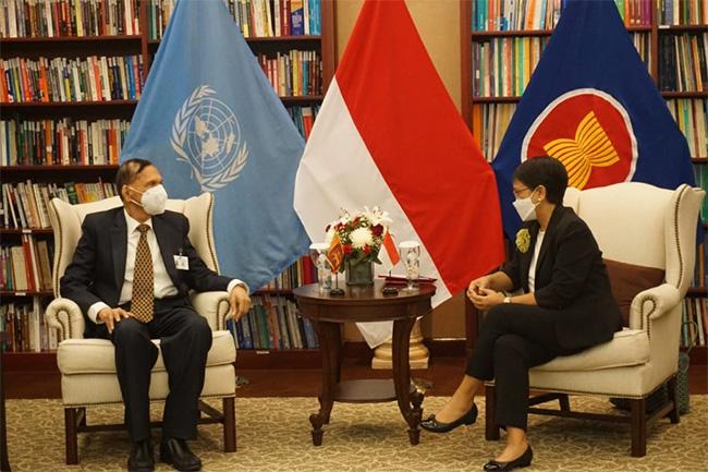Talks between Sri Lanka, Indonesia on Indian Ocean security and counter-terrorism