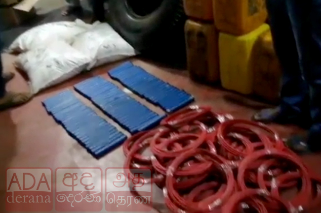 Illegally stored explosives seized, suspect arrested