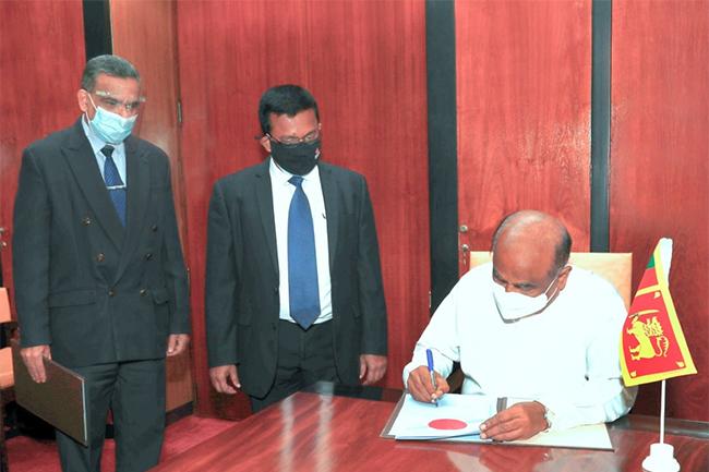 Two Bills previously passed in Parliament endorsed by Speaker