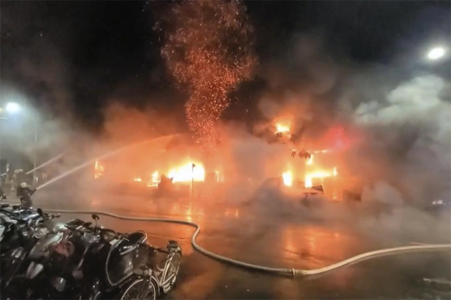 Fire in Taiwan leaves at least 46 dead, dozens injured