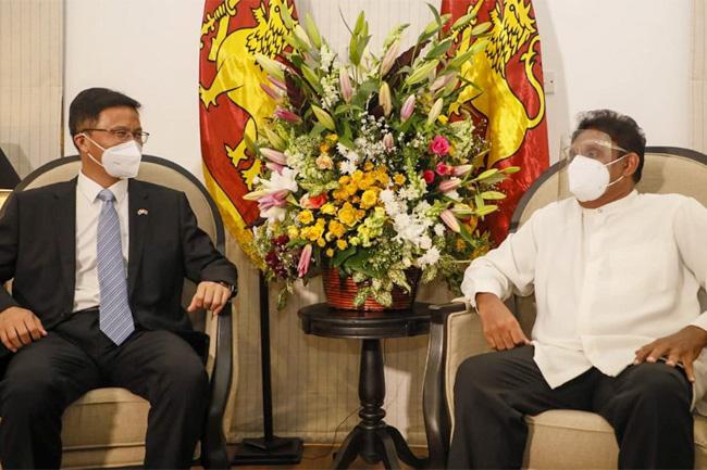 Sajith seeks assistance from China to manage Sri Lanka’s debt crisis