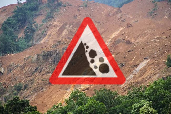 Landslide early warnings issued to eight districts extended