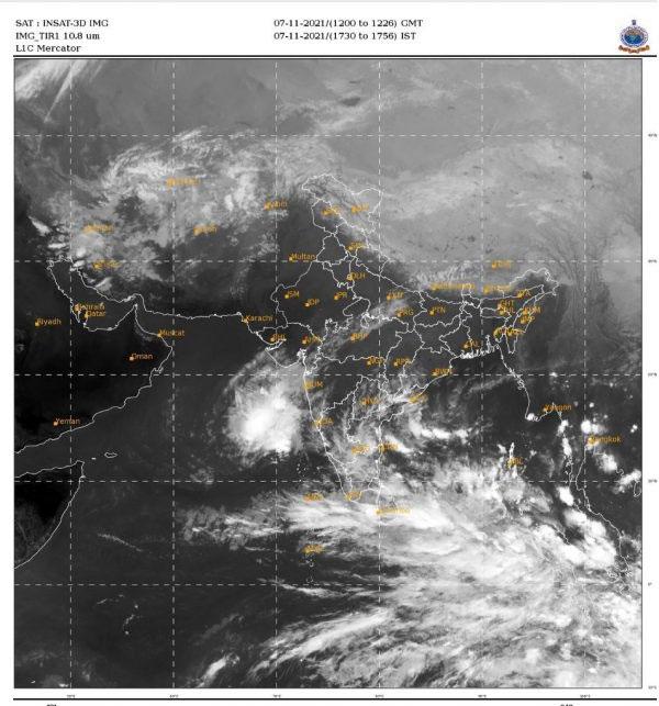 Low-pressure area forms over Bay of Bengal