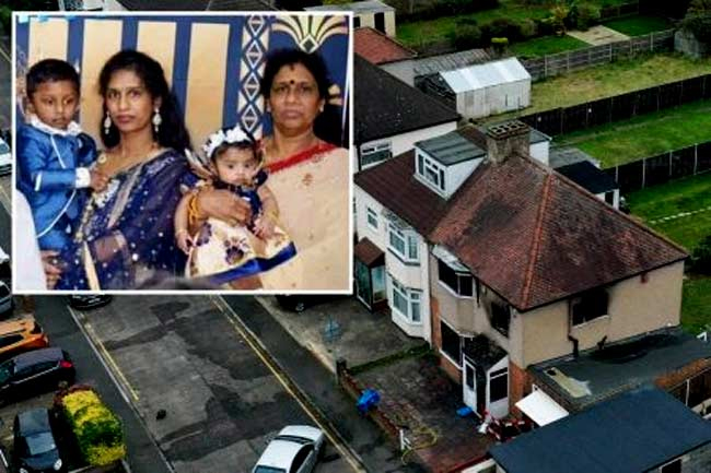 London house fire kills four Sri Lankans including two infants