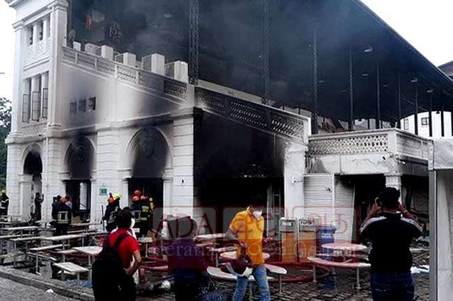 Restaurant in Race Course building gutted in fire