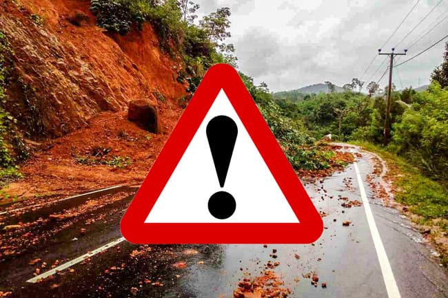 Landslide early warning issued to 7 districts