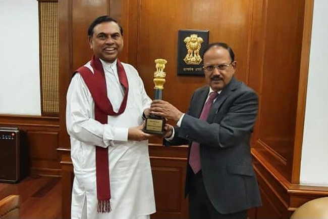 Basil Rajapaksa calls on India’s National Security Advisor