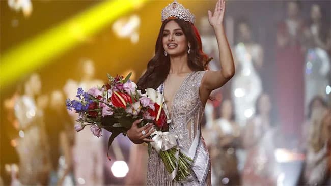 India’s Harnaaz Sandhu crowned Miss Universe 2021