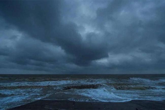 Low-pressure area over seas southeast of Sri Lanka