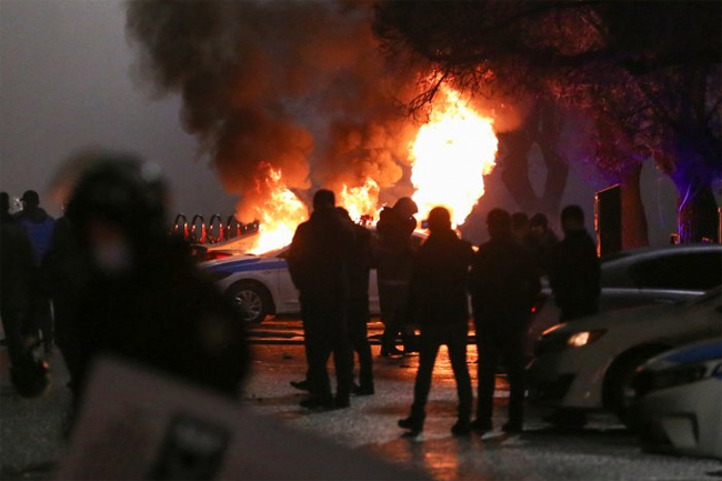 Kazakhstan’s government resigns as fuel protests escalate