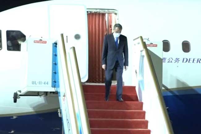 Chinese foreign minister on official visit to Sri Lanka