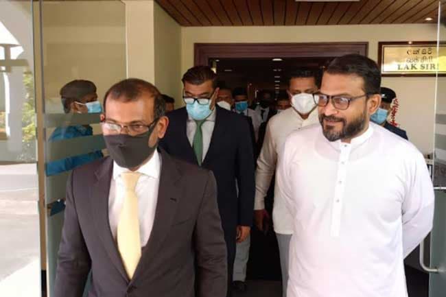 Maldivian Speaker arrives in Sri Lanka
