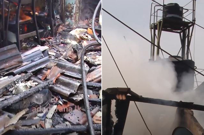 Several houses in Borella gutted in fire