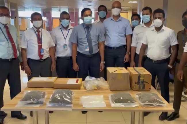 Stock of Kush cannabis and cocaine seized at Central Mail Exchange