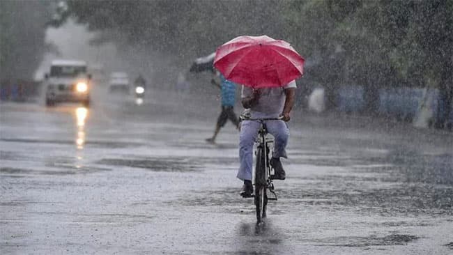 Fairly heavy showers expected in parts of the country