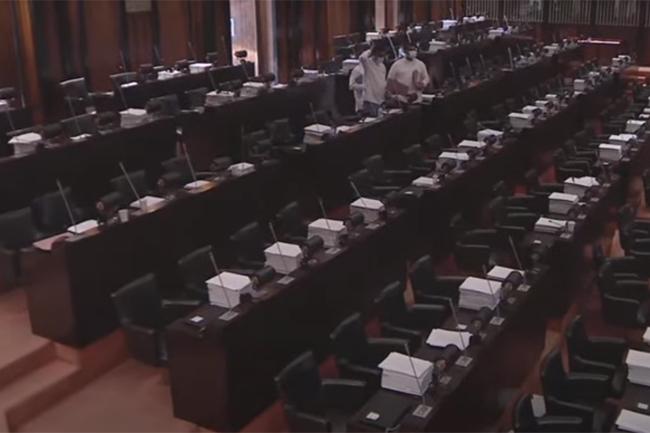 Parliament adjourned due to lack of quorum during debate