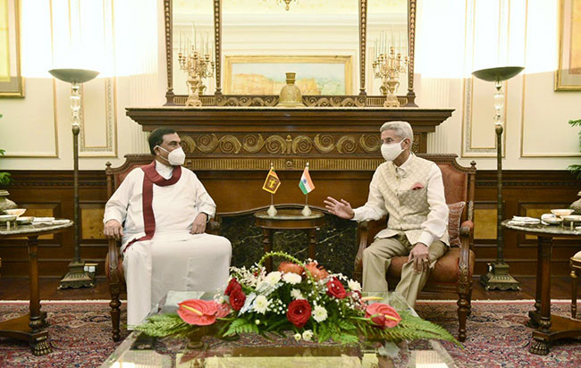 Basil and Jaishankar hold talks on economic partnership