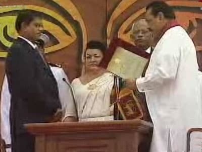 VIDEO: President Rajapaksa takes oath