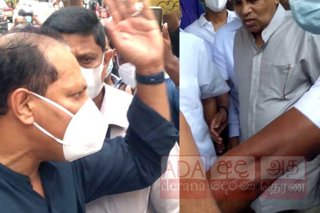 Tense situation near SLFP headquarters