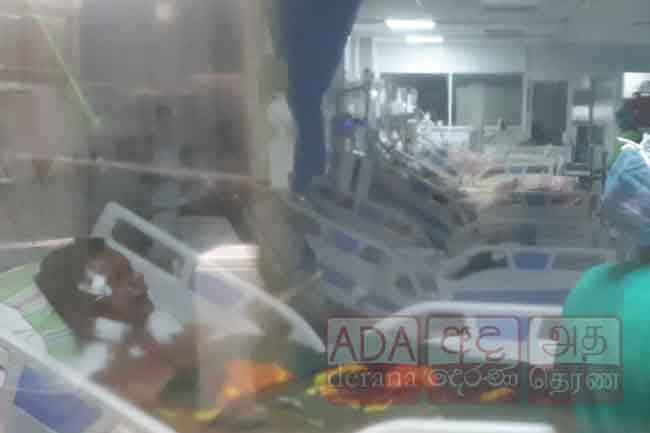 Kumara Welgama receiving intensive care