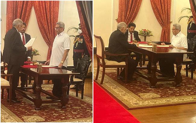 Ranil Wickremesinghe sworn in as new Prime Minister