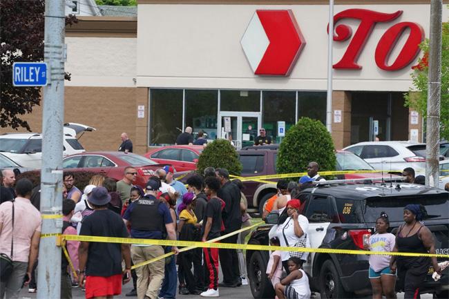 Ten killed in suspected racially-motivated shooting in US
