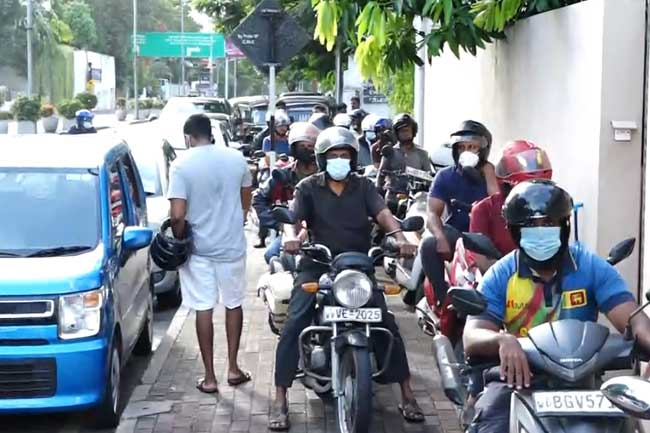 Fuel distribution suspended today