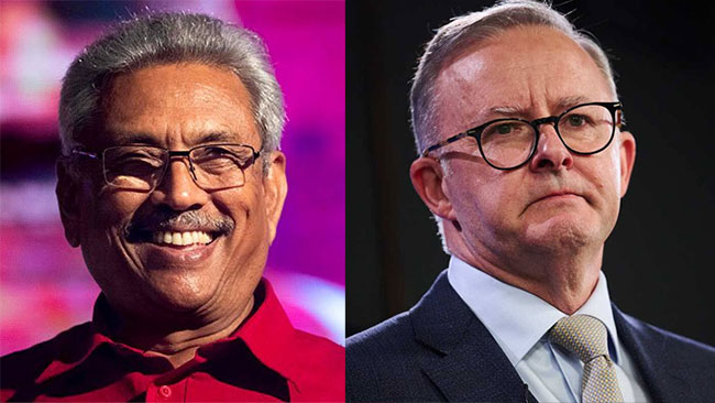 President Rajapaksa congratulates Australian prime minister-elect