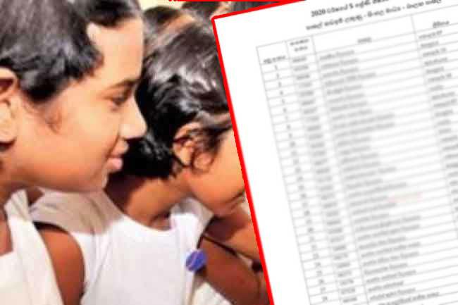 School cut-off marks of 2021 Grade 5 Scholarship exam released