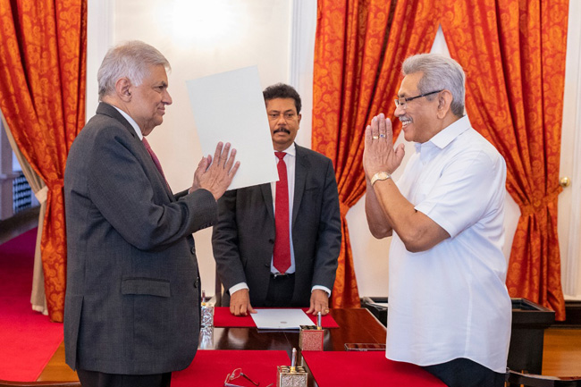 PM Ranil Wickremesinghe sworn in as Finance Minister