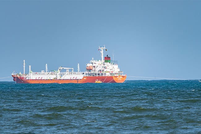 3,500 MT shipment of LP gas reaches island
