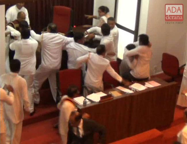 Tense situation at North Central Provincial Council