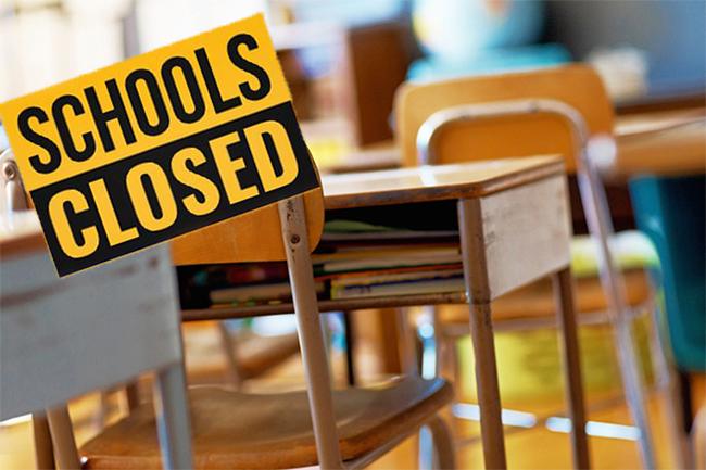 Schools closed next week