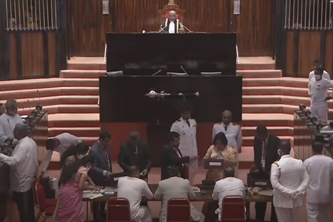 Parliamentary election for presidency: Four invalid votes, two MPs abstain