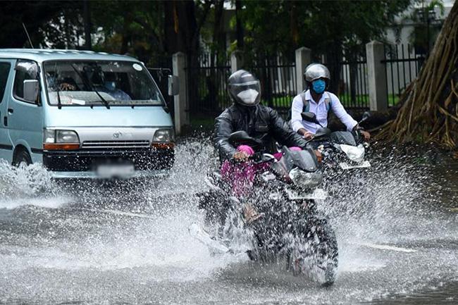 Several areas to receive heavy rains above 100mm today