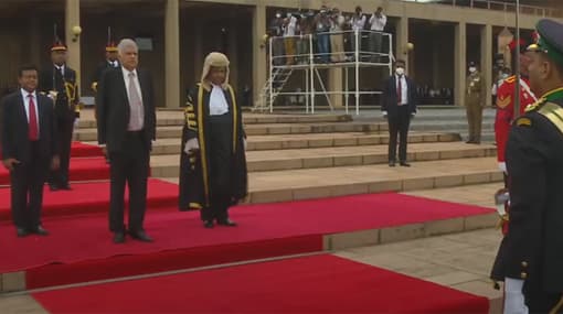 Ceremonial opening of third session of Ninth Parliament