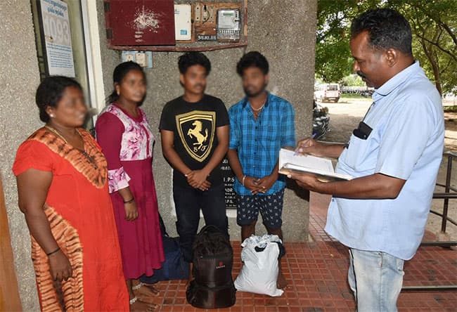 Four more Sri Lankans reach TN on illegal vessel