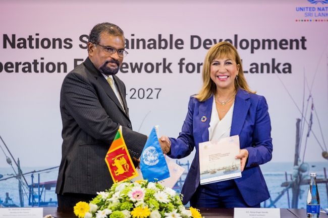 UN, Sri Lanka sign Sustainable Development Cooperation Framework
