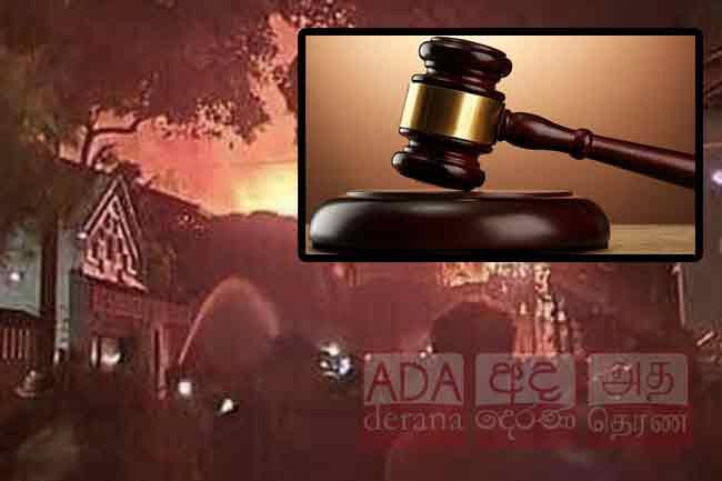 Seven arrested over torching of President’s residence remanded further